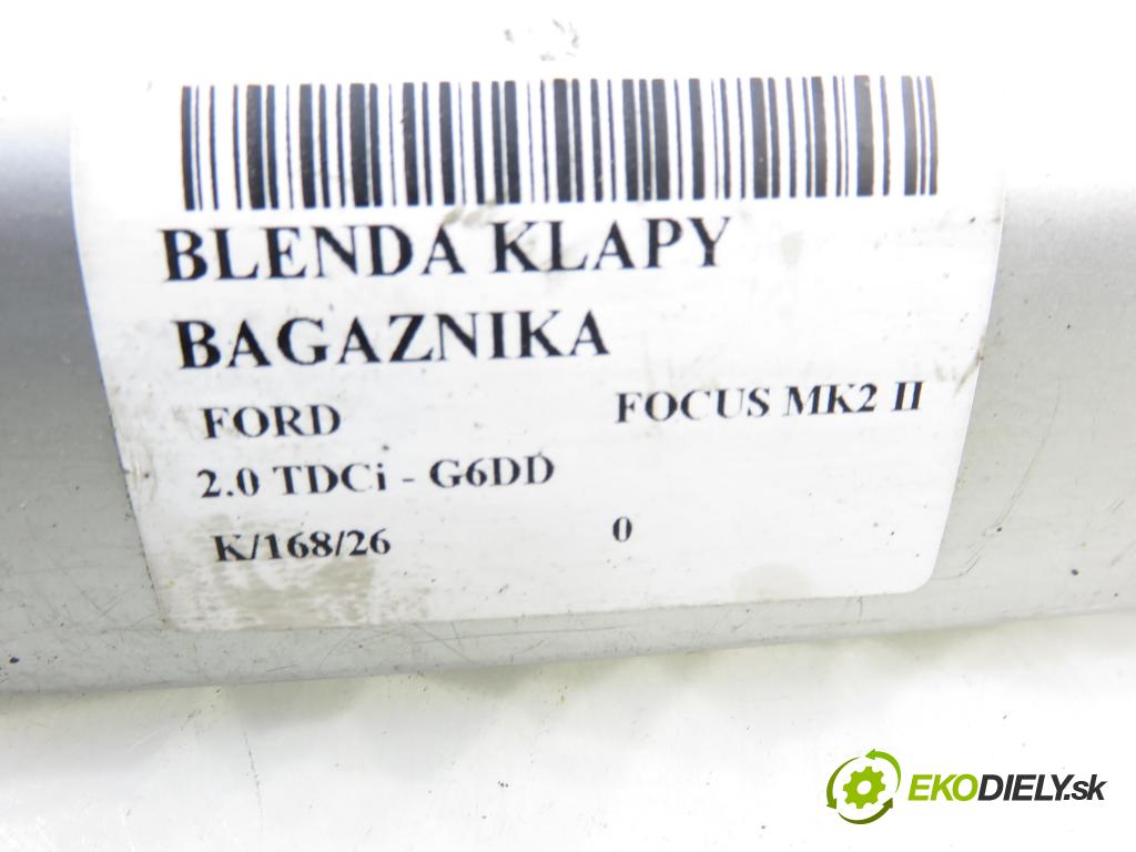 FORD FOCUS II (DA_, HCP) HB 2006 100,00 2.0 TDCi - G6DD 1997,00 zadní část - čelo dveří kufr 6M51A43404BA