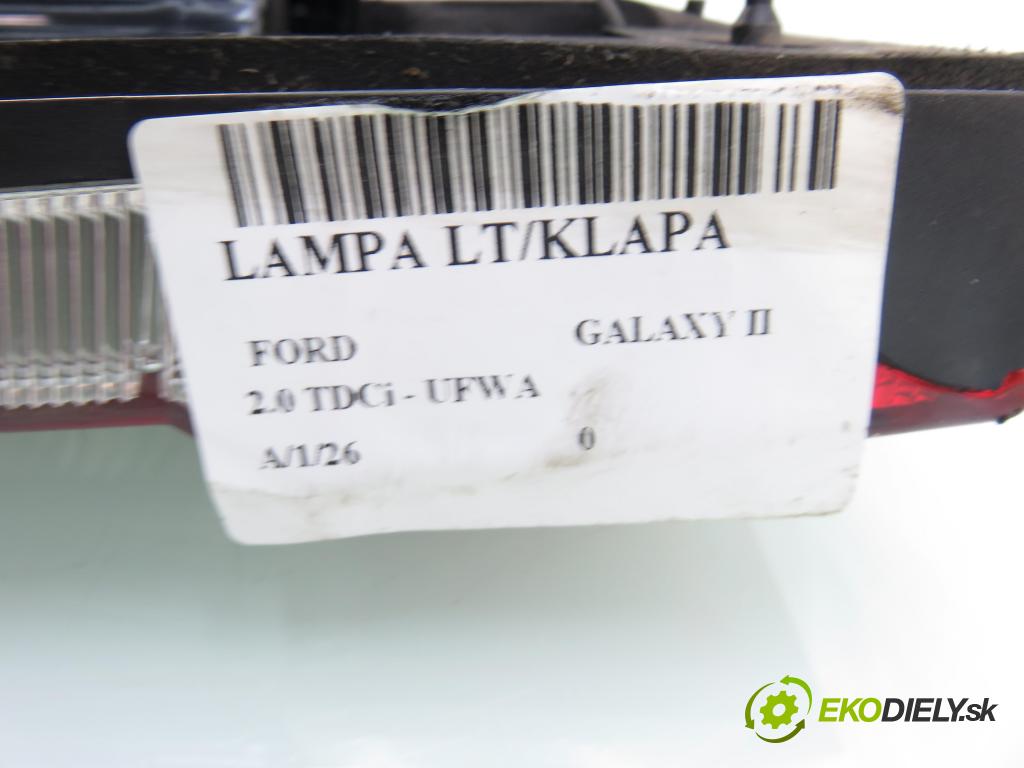 FORD GALAXY (WA6) VAN 2012 103,00 2.0 TDCi - UFWA 1997,00 Svetlo ľavé zadné kufor 17701711 ; AM2113A603AED