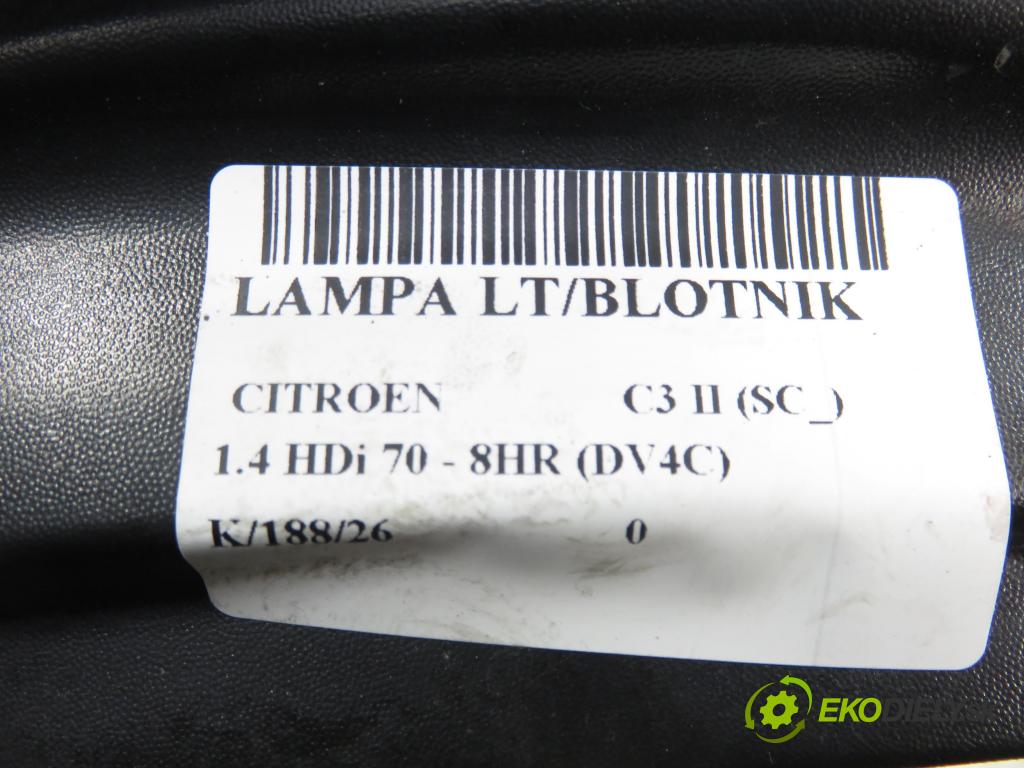 CITROEN C3 II (SC_) HB 2014 50,00 1.4 HDi 70 - 8HR (DV4C) 1398,00 Svetlo ľavé zadné 9803928880