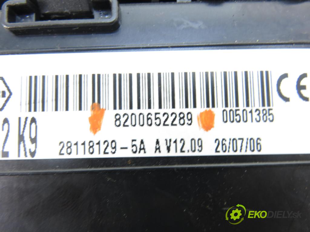 RENAULT MODUS / GRAND MODUS (F/JP0_) HB 2005 55,00 1.2 (JP0C, JP0K, FP0C, FP0K, FP0P, JP0P, JP0T) - D 1149,00 MODUL BSI 8200652289