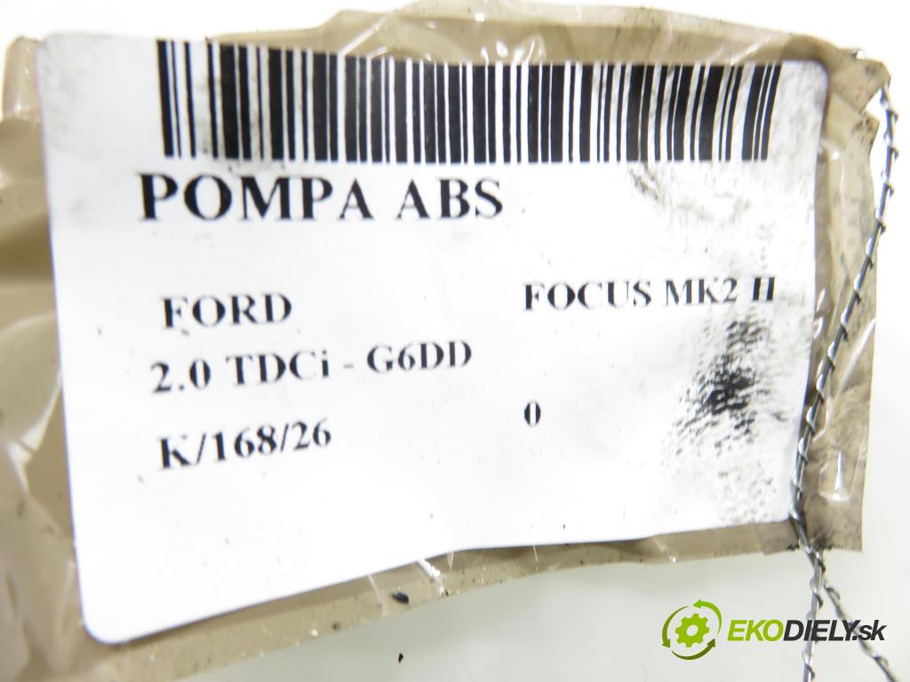 FORD FOCUS II (DA_, HCP) HB 2006 100,00 2.0 TDCi - G6DD 1997,00 pumpa ABS 00402966D0 ; 3M512C405HB (Pumpa ABS)