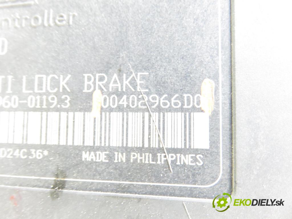 FORD FOCUS II (DA_, HCP) HB 2006 100,00 2.0 TDCi - G6DD 1997,00 pumpa ABS 00402966D0 ; 3M512C405HB (Pumpa ABS)