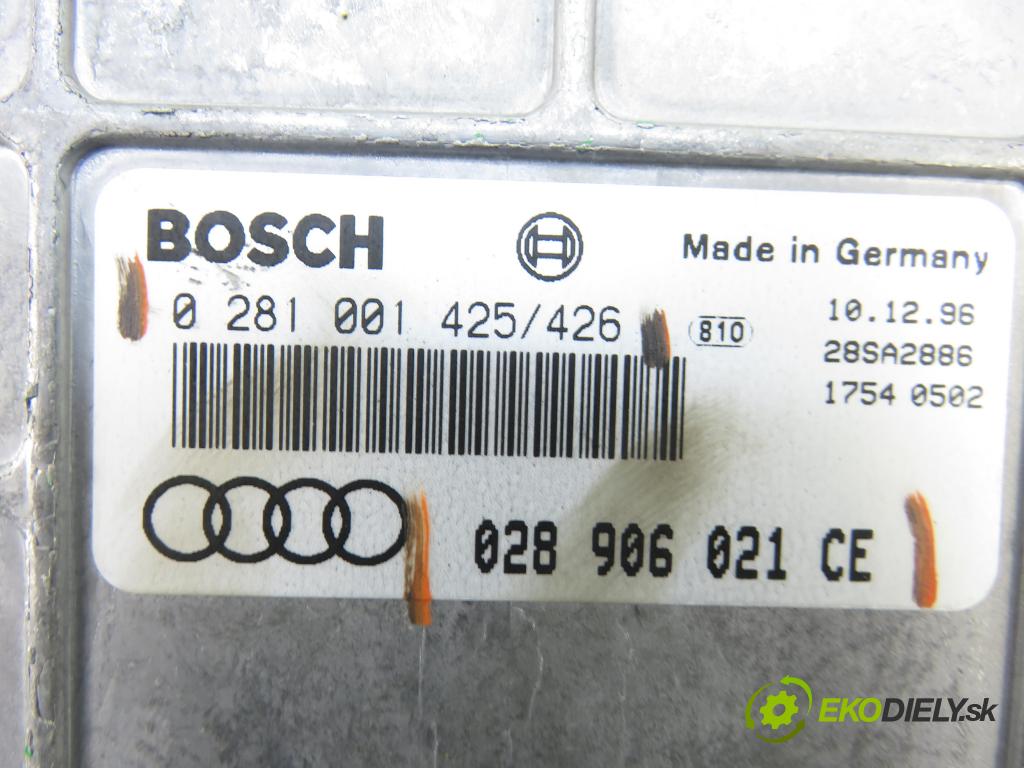 AUDI A4 Avant (8D5, B5) KOMBI 1997 81,00 1.9 TDI - AFN 1896,00 řídící jednotka motora 028906021CE ; 0281001425426