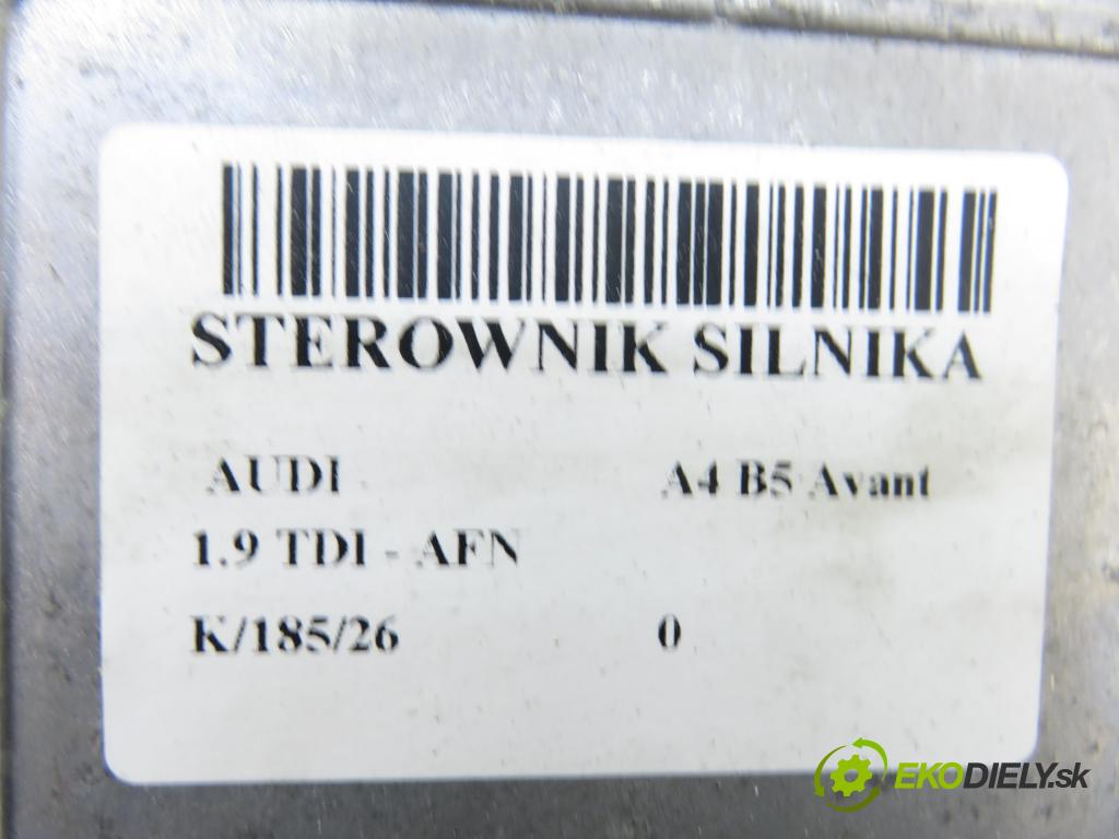 AUDI A4 Avant (8D5, B5) KOMBI 1997 81,00 1.9 TDI - AFN 1896,00 řídící jednotka motora 028906021CE ; 0281001425426