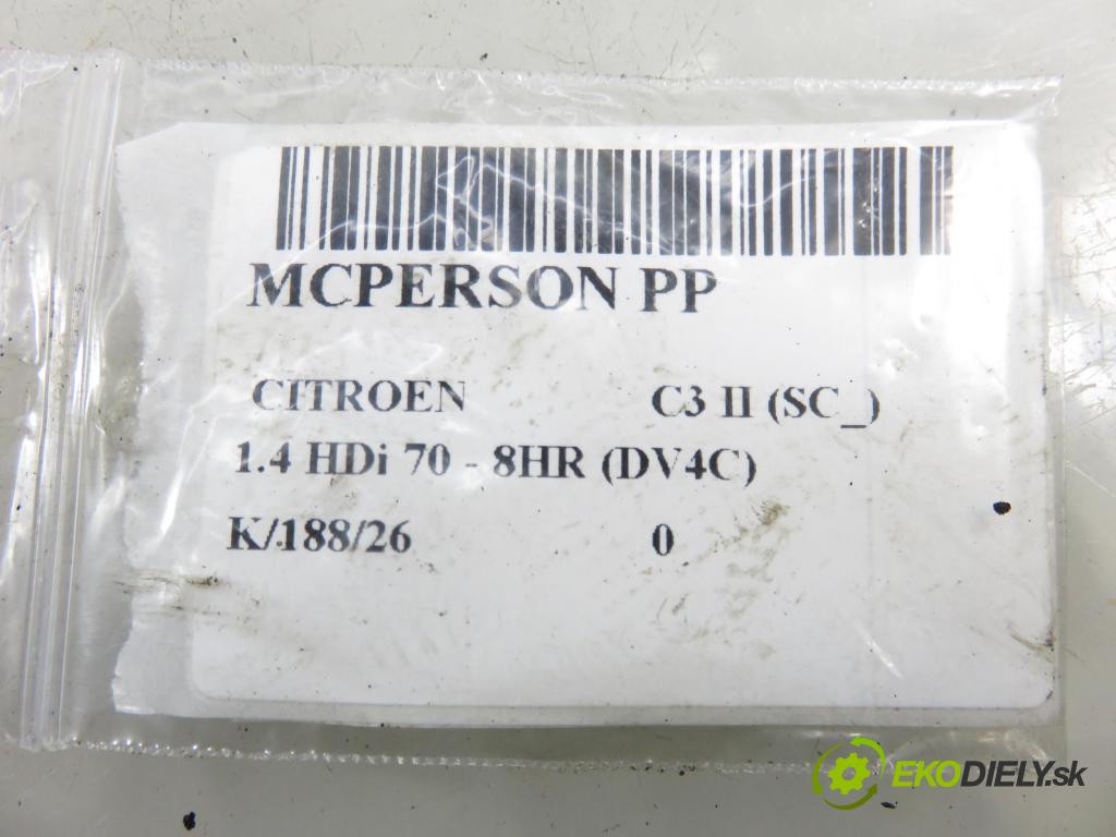 CITROEN C3 II (SC_) HB 2014 50,00 1.4 HDi 70 - 8HR (DV4C) 1398,00 MCPERSON PP 9672655580 ; 22247090RH