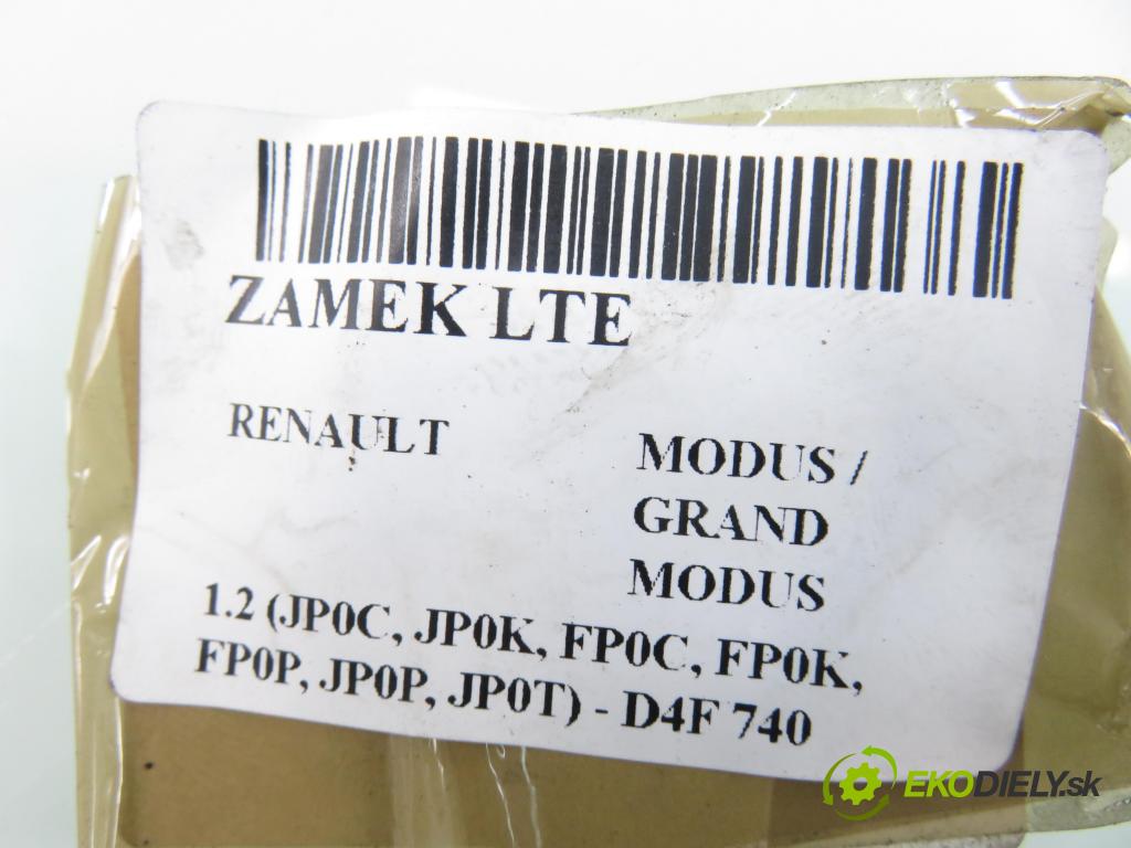 RENAULT MODUS / GRAND MODUS (F/JP0_) HB 2005 55,00 1.2 (JP0C, JP0K, FP0C, FP0K, FP0P, JP0P, JP0T) - D 1149,00 zámok 288314A