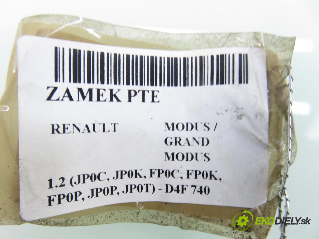 RENAULT MODUS / GRAND MODUS (F/JP0_) HB 2005 55,00 1.2 (JP0C, JP0K, FP0C, FP0K, FP0P, JP0P, JP0T) - D 1149,00 zámok PTE 288315A