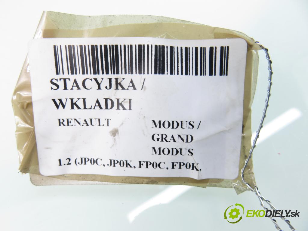 RENAULT MODUS / GRAND MODUS (F/JP0_) HB 2005 55,00 1.2 (JP0C, JP0K, FP0C, FP0K, FP0P, JP0P, JP0T) - D 1149,00 spínačka / VLOŽKY 8200214173C