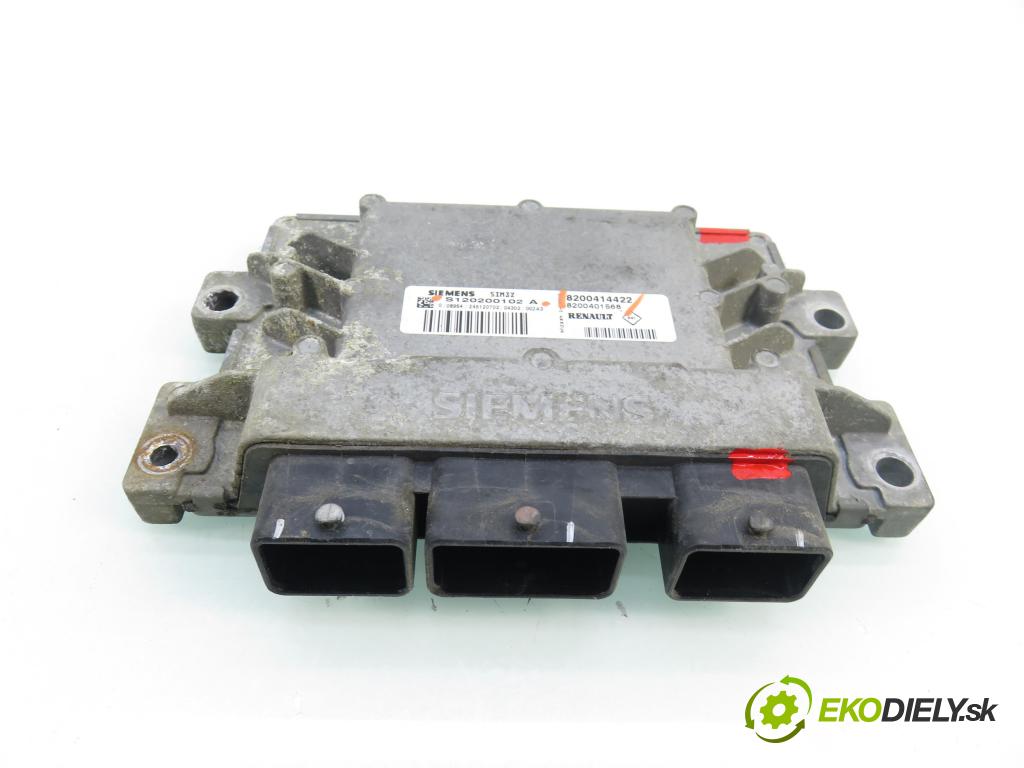 RENAULT MODUS / GRAND MODUS (F/JP0_) HB 2005 55,00 1.2 (JP0C, JP0K, FP0C, FP0K, FP0P, JP0P, JP0T) - D 1149,00 Riadiaca jednotka Motor 8200414422 ; S120200102A ; 8200401568