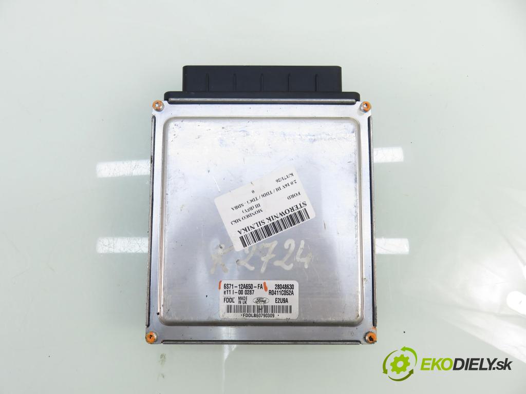 FORD MONDEO III (B5Y) LIFTBACK 2006 66,00 2.0 16V DI / TDDi / TDCi - SDBA 1998,00 Riadiaca jednotka Motor 6S7112A650FA