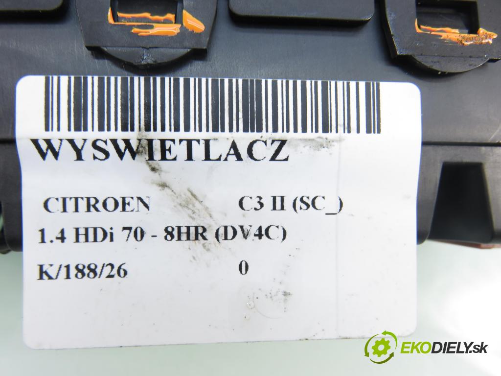 CITROEN C3 II (SC_) HB 2014 50,00 1.4 HDi 70 - 8HR (DV4C) 1398,00 ZOBRAZIT: 98073542XT