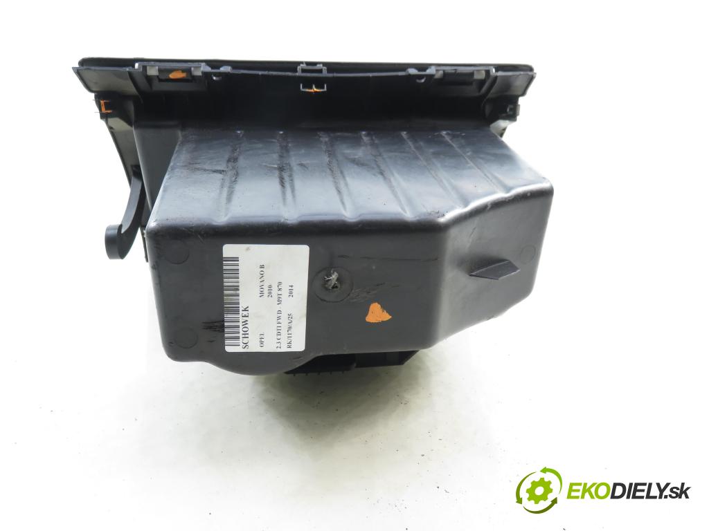 OPEL MOVANO B Platforma / podwozie (X62) FURGON 2014 81,00 2.3 CDTI FWD - M9T 870 2299,00 přihrádka kastlík