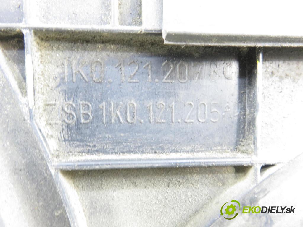 VW TOURAN (1T1, 1T2) MINIVAN 2004 100,00 2.0 TDI PD 16V 136 - AZV 1968,00 Ventilátor chladič klíma/voda 1K0121207BC ; 1K0121205AD