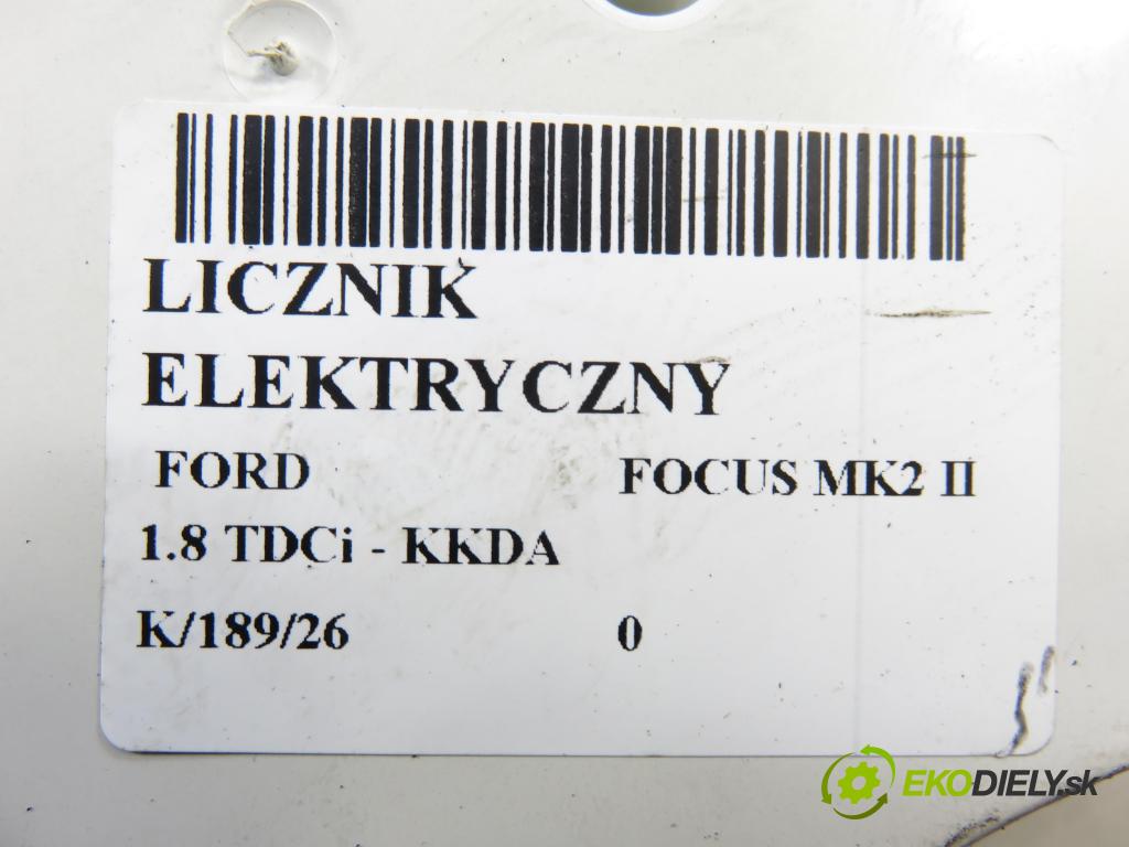 FORD FOCUS II (DA_, HCP) HB 2005 85,00 1.8 TDCi 115 - KKDA 1753,00 prístrojovka elektrický 3M5F10841A