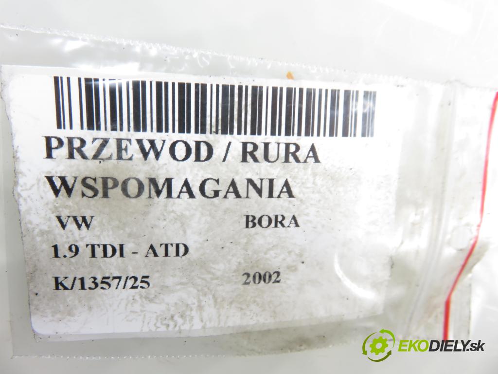 VW BORA (1J2) SEDAN 2002 74,00 1.9 TDI PD 101 - ATD 1896,00 trubka / Rúra servočerpadlo 1J0422893B