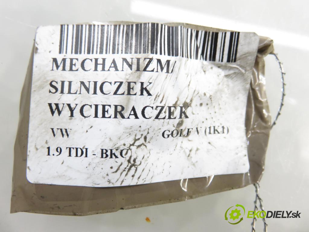 VW GOLF V (1K1) HB 2004 77,00 1.9 TDI PD 105 - BKC 1896,00 Motorček stieračov 1K1955023D ; 3397020649 ; 1K1955119B
