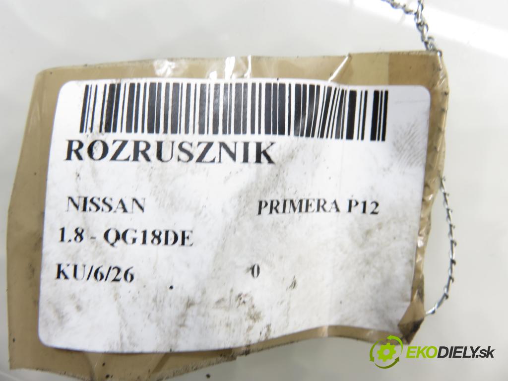 NISSAN PRIMERA (P12) LIFTBACK 2004 85,00 1.8 - QG18DE 1769,00 Štartér 233009F66B (Štartér)