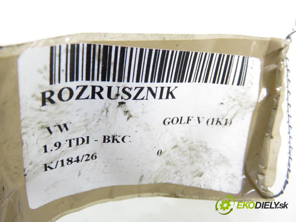 VW GOLF V (1K1) HB 2004 77,00 1.9 TDI PD 105 - BKC 1896,00 Štartér 02Z911023F (Štartér)