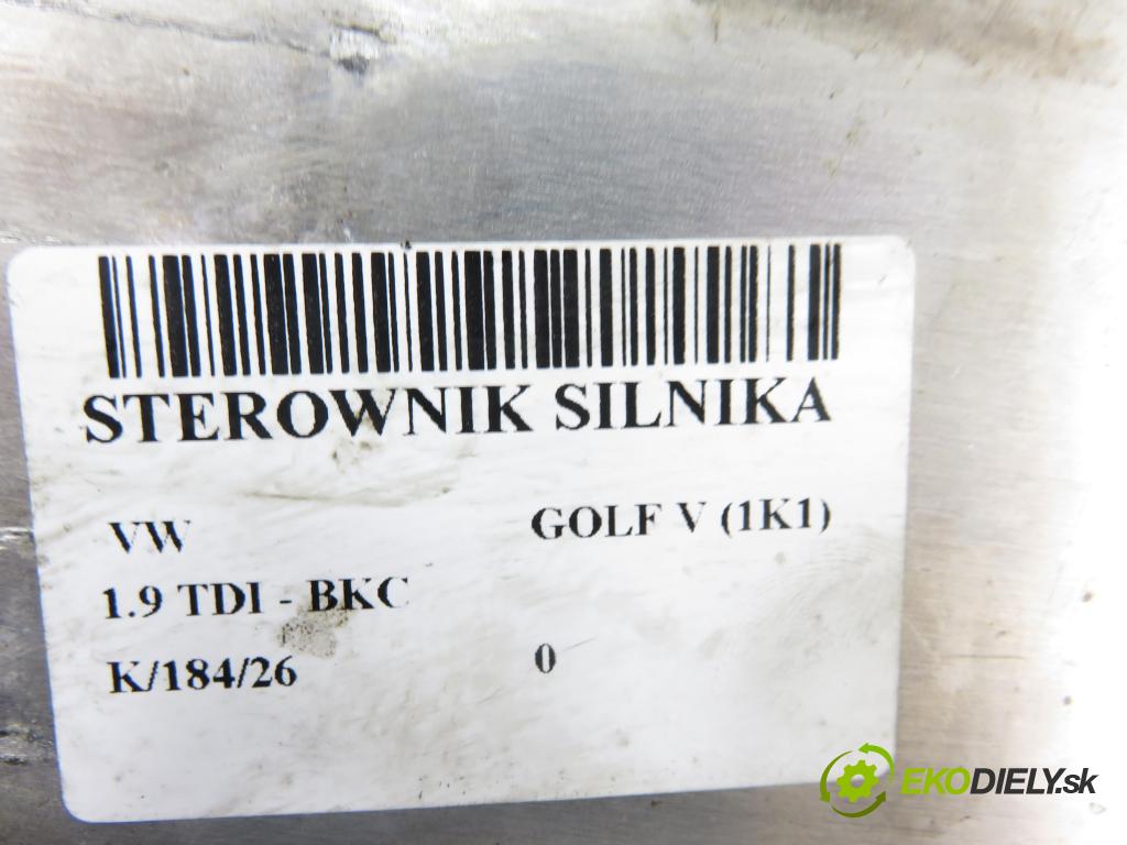 VW GOLF V (1K1) HB 2004 77,00 1.9 TDI PD 105 - BKC 1896,00 Riadiaca jednotka Motor 03G906016CB ; 0281011900