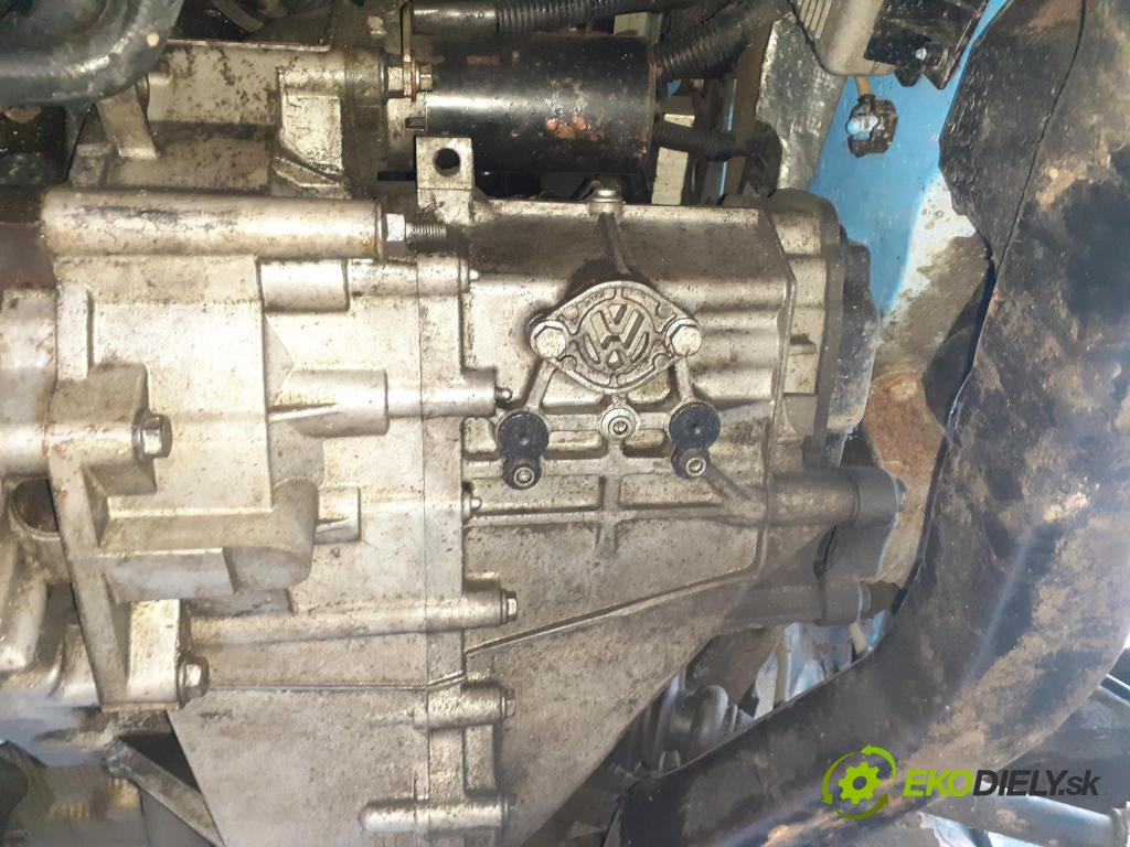 VW TRANSPORTER V Skrzynia (7HA, 7HH, 7EA, 7EH) FURGON 2004 77,00 1.9 TDI PD 105 - AXB 1896,00 převodovka MANUALNA FJL