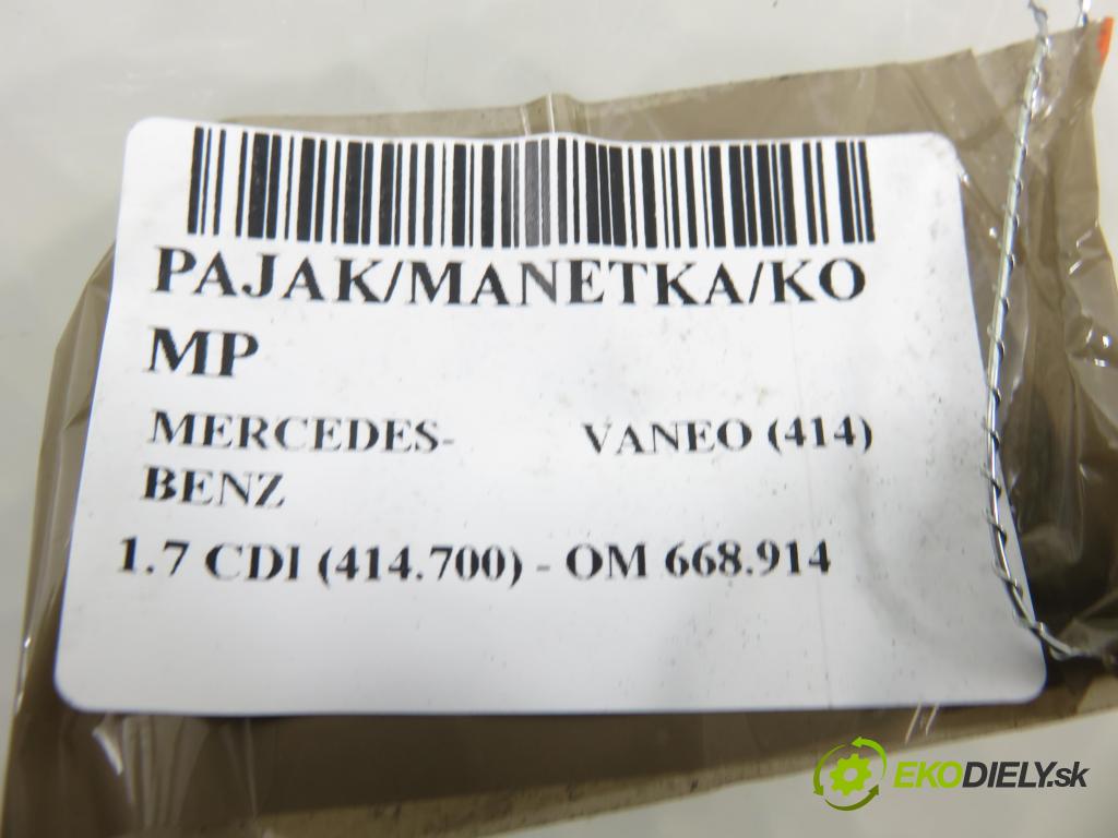 MERCEDES-BENZ VANEO (414) MINIVAN 2002 67,00 1.7 CDI (414.700) - OM 668.914 1689,00 / páčka ľavá strana 108230