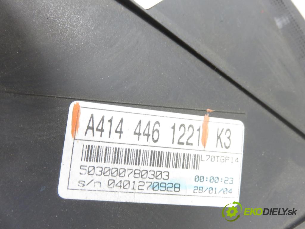 MERCEDES-BENZ VANEO (414) MINIVAN 2002 67,00 1.7 CDI (414.700) - OM 668.914 1689,00 Prístrojovka elektrický A4144461221