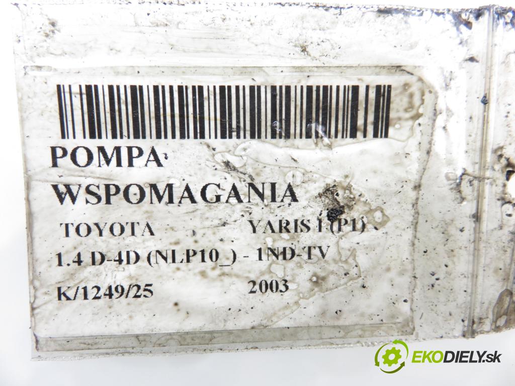 TOYOTA YARIS (_P1_) HB 2003 55,00 1.4 D-4D (NLP10_) - 1ND-TV 1364,00 pumpa servočerpadlo  (Servočerpadlo)