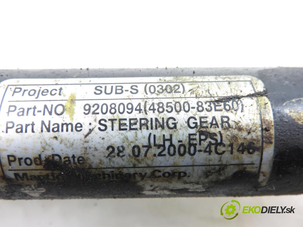 OPEL AGILA (A) (H00) HB 2000 55,00 1.2 16V - Z 12 XE 1199,00 řízení BEZ servočerpadlo 4850083E60 ; 9208094