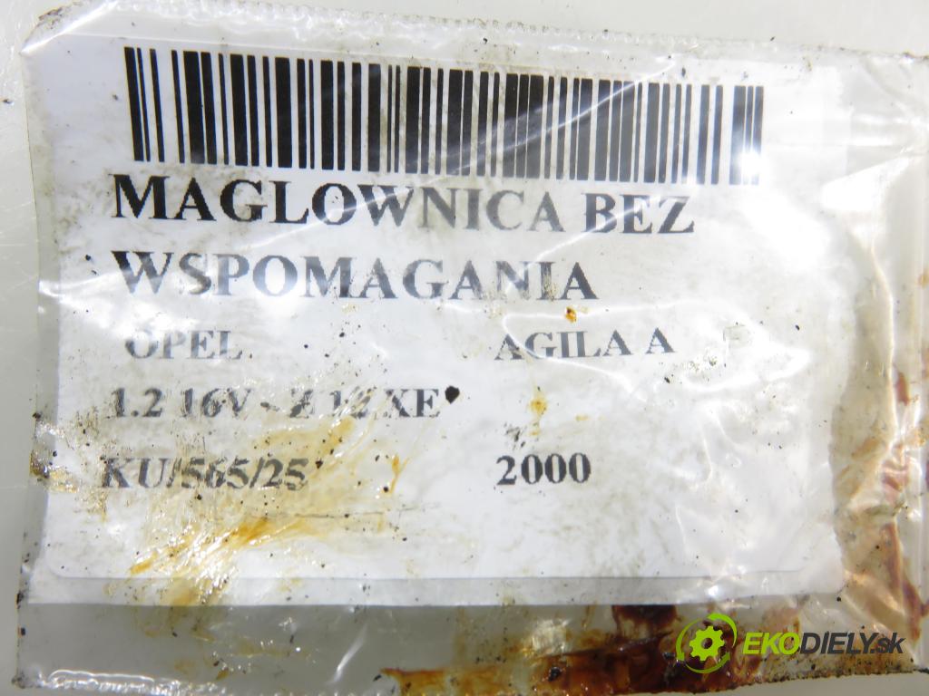 OPEL AGILA (A) (H00) HB 2000 55,00 1.2 16V - Z 12 XE 1199,00 řízení BEZ servočerpadlo 4850083E60 ; 9208094