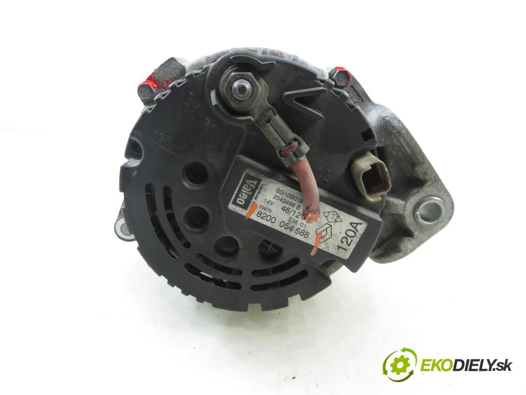 RENAULT SCENIC I (JA0/1_) MINIVAN 2001 75,00 1.9 dCi 102 - F9Q 732 1870,00 Alternátor 8200054588 (Alternátor)