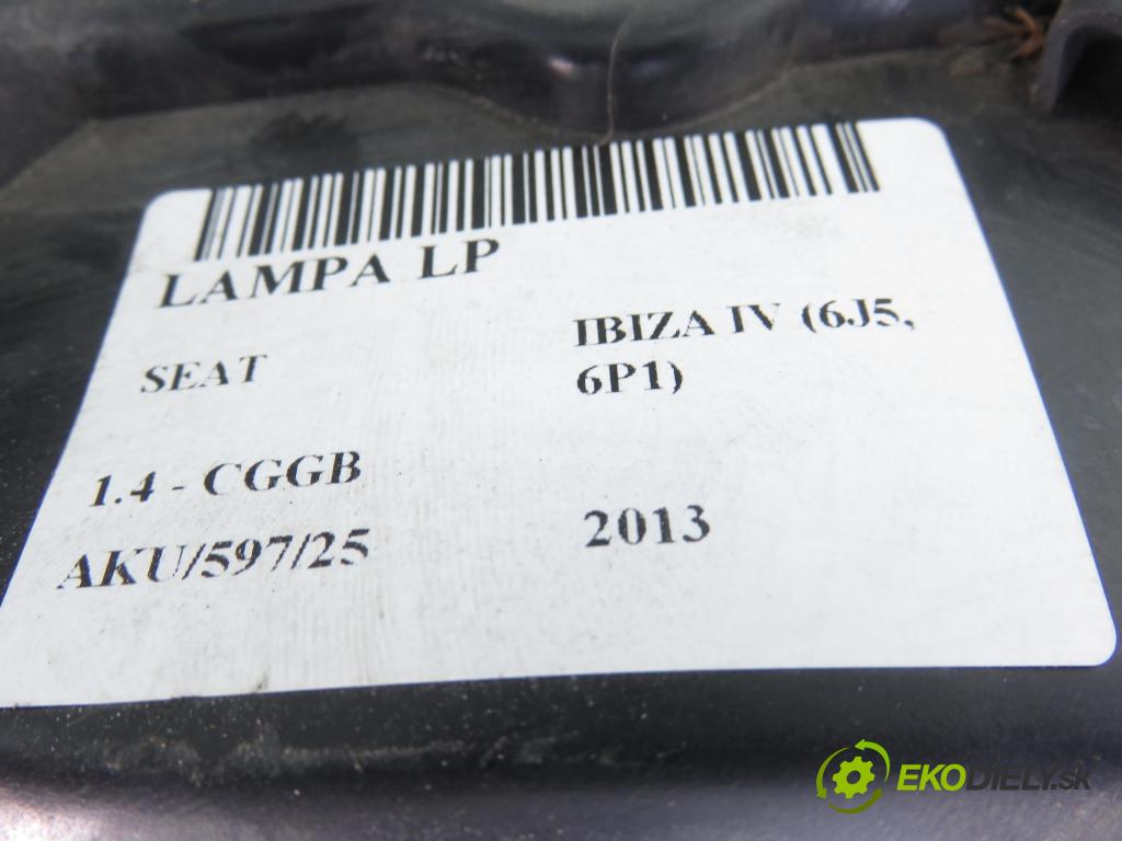 SEAT IBIZA IV (6J5, 6P1) HB 2013 63,00 1.4 - CGGB 1390,00 Svetlo LP 