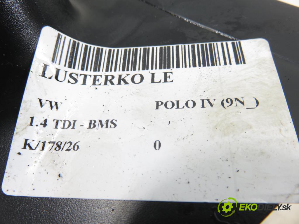 VW POLO (9N_) HB 2008 51,00 1.4 TDI - BNM 1422,00 Spätné zrkadlo LE 6Q1857501CC9B9