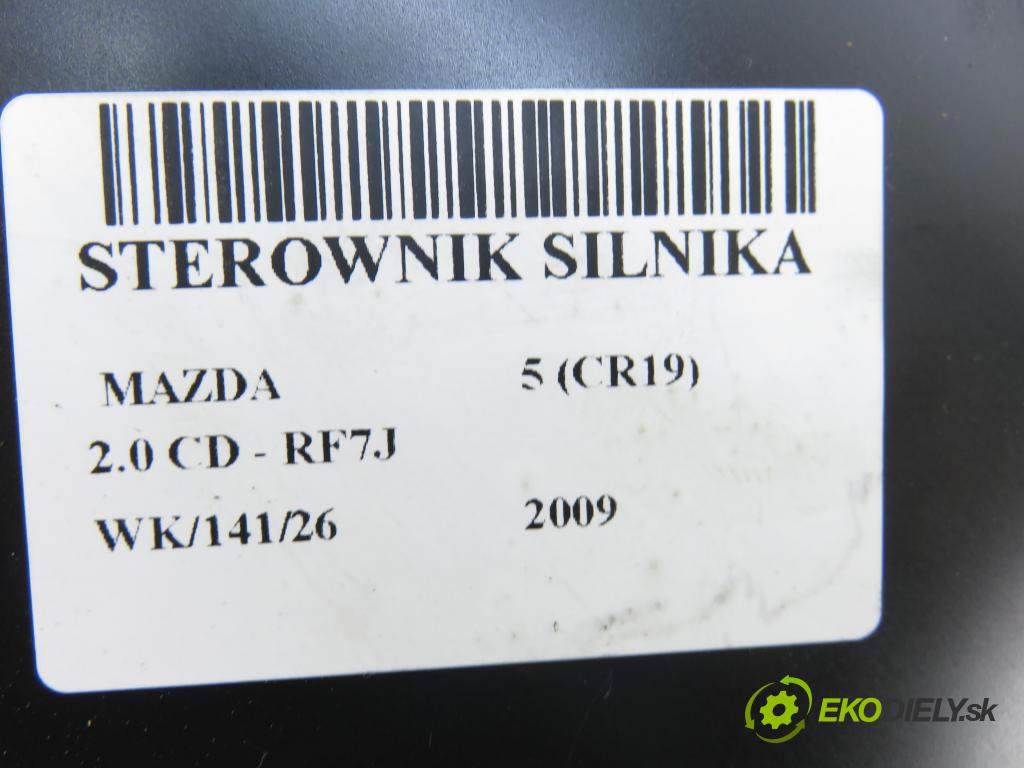 MAZDA 5 (CR19) MINIVAN 2009 105,00 2.0 MZR-CD 143 - RF7J 1998,00 Riadiaca jednotka Motor 2758007963