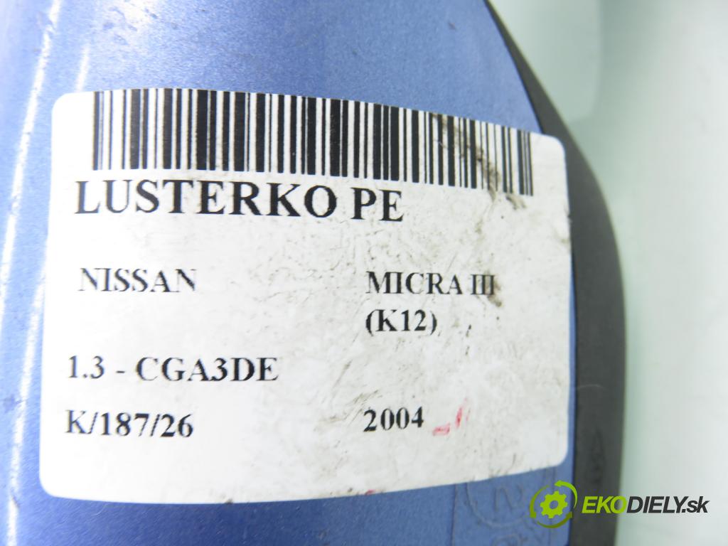 NISSAN MICRA III (K12) HB 2004 65,00 1.3 - CGA3DE 1348,00 zpětné zrcátko 