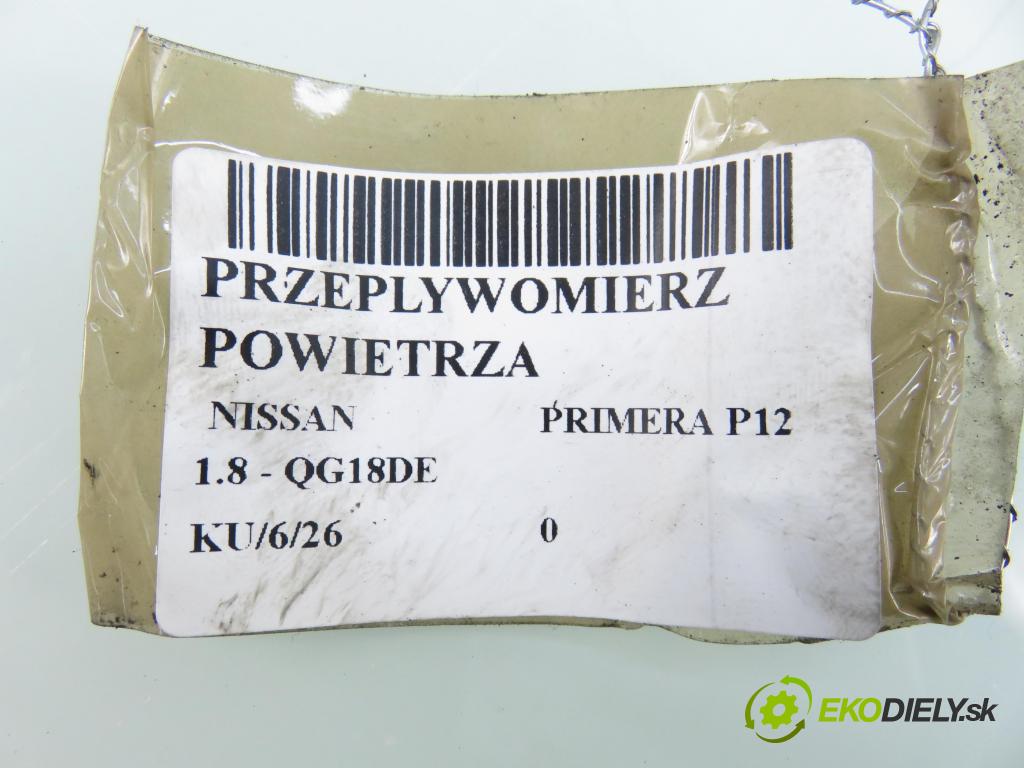 NISSAN PRIMERA (P12) LIFTBACK 2004 85,00 1.8 - QG18DE 1769,00 váha vzduchu vzduchu F00C2G2060