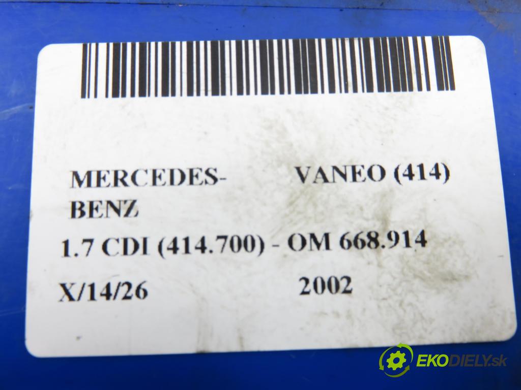 MERCEDES-BENZ VANEO (414) MINIVAN 2002 67,00 1.7 CDI (414.700) - OM 668.914 1689,00 Kompresor 0005830502