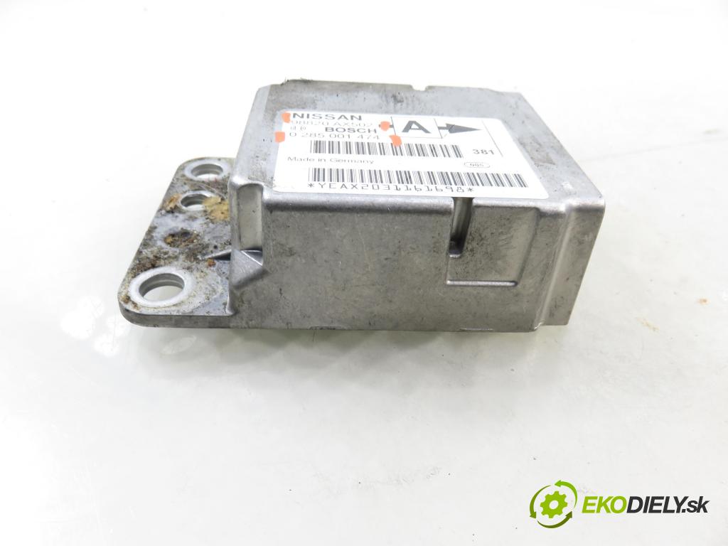 NISSAN MICRA III (K12) HB 2004 65,00 1.3 - CGA3DE 1348,00 MODUL air BAG 0285001474 ; 98820AX502