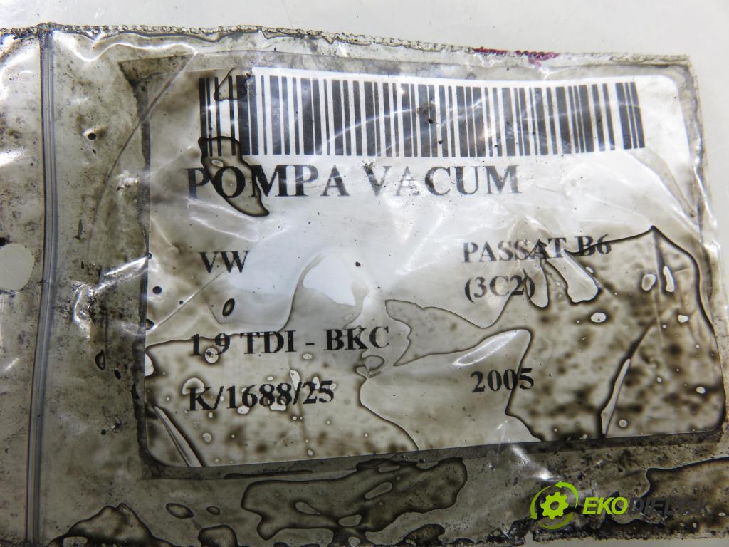 VW PASSAT B6 (3C2) SEDAN 2005 77,00 1.9 TDI PD 105 - BKC 1896,00 pumpa vakuová 038145209H