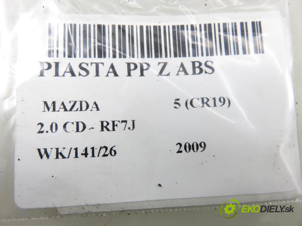 MAZDA 5 (CR19) MINIVAN 2009 105,00 2.0 MZR-CD 143 - RF7J 1998,00 náboj PP ABS 