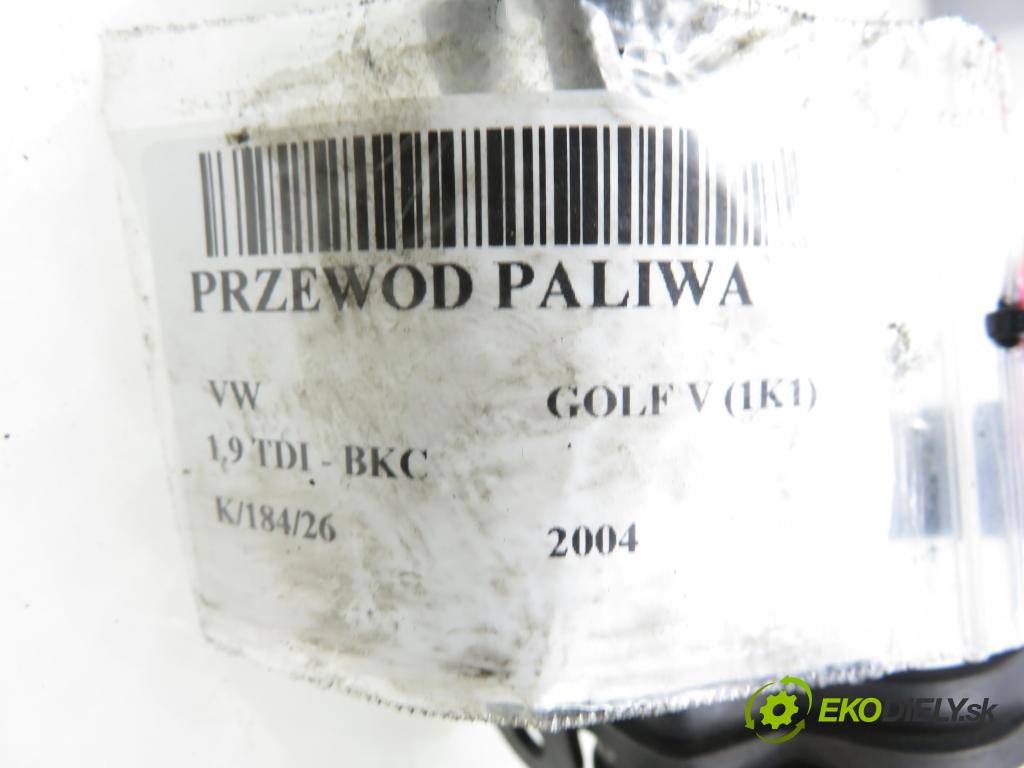 VW GOLF V (1K1) HB 2004 77,00 1.9 TDI PD 105 - BKC 1896,00 trubka paliva 