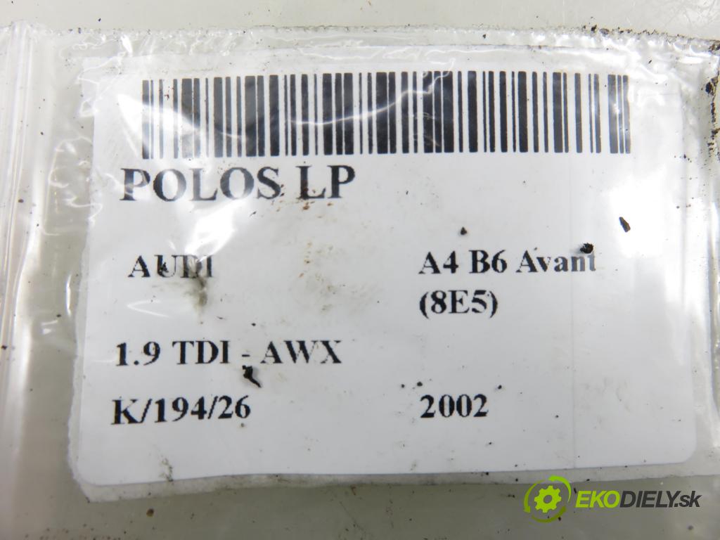 AUDI A4 Avant (8E5, B6) KOMBI 2002 96,00 1.9 TDI - AWX 1896,00 Poloos LP 8E0407271S