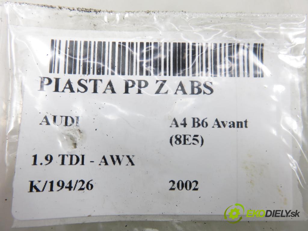 AUDI A4 Avant (8E5, B6) KOMBI 2002 96,00 1.9 TDI - AWX 1896,00 náboj PP ABS 