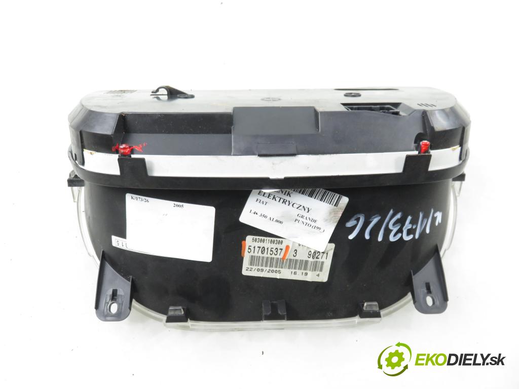 FIAT GRANDE PUNTO (199_) HB 2005 57,00 1.4 - 350 A1.000 1368,00 Prístrojovka elektrický 51701537