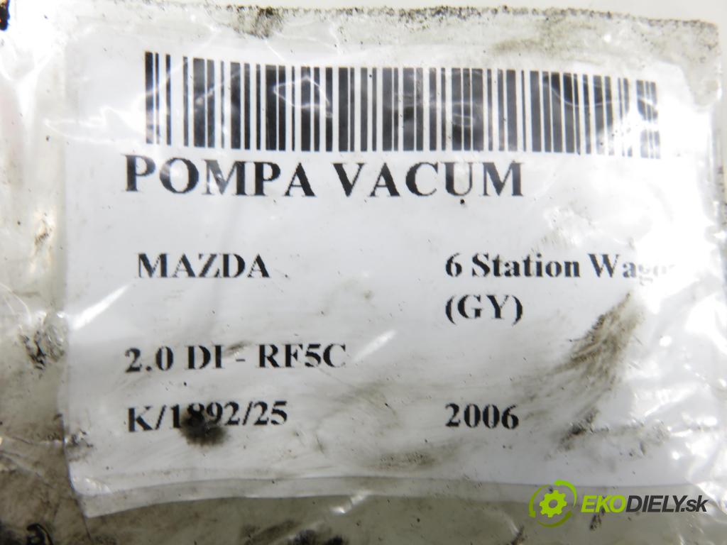 MAZDA 6 Station Wagon (GY) KOMBI 2006 89,00 2.0 DI 121 - RF5C 1998,00 pumpa vakuová RF7J18G00 ; X2T58173