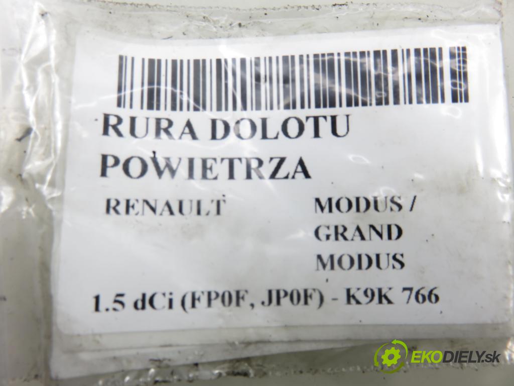 RENAULT MODUS / GRAND MODUS (F/JP0_) MINIVAN 2010 63,00 1.5 dCi (FP0F, JP0F) - K9K 766 1461,00 Rúra intercoolera turba 8200468372 ; 8200468372C