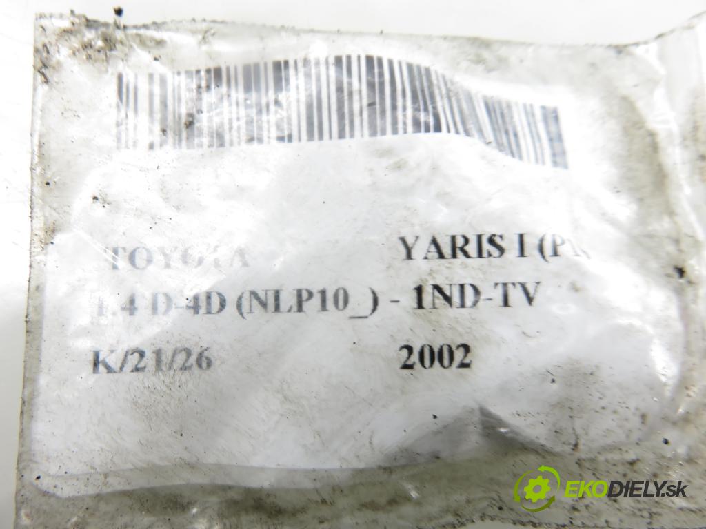 TOYOTA YARIS (_P1_) HB 2002 55,00 1.4 D-4D (NLP10_) - 1ND-TV 1364,00 vstrekovač 0445110085 ; 2367033010 (Vstrekovač paliva)