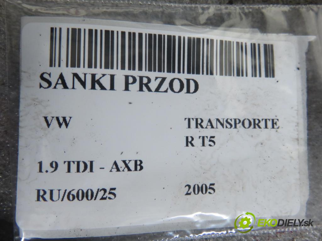 VW TRANSPORTER V Skrzynia (7HA, 7HH, 7EA, 7EH) FURGON 2005 77,00 1.9 TDI PD 105 - AXB 1896,00 predný