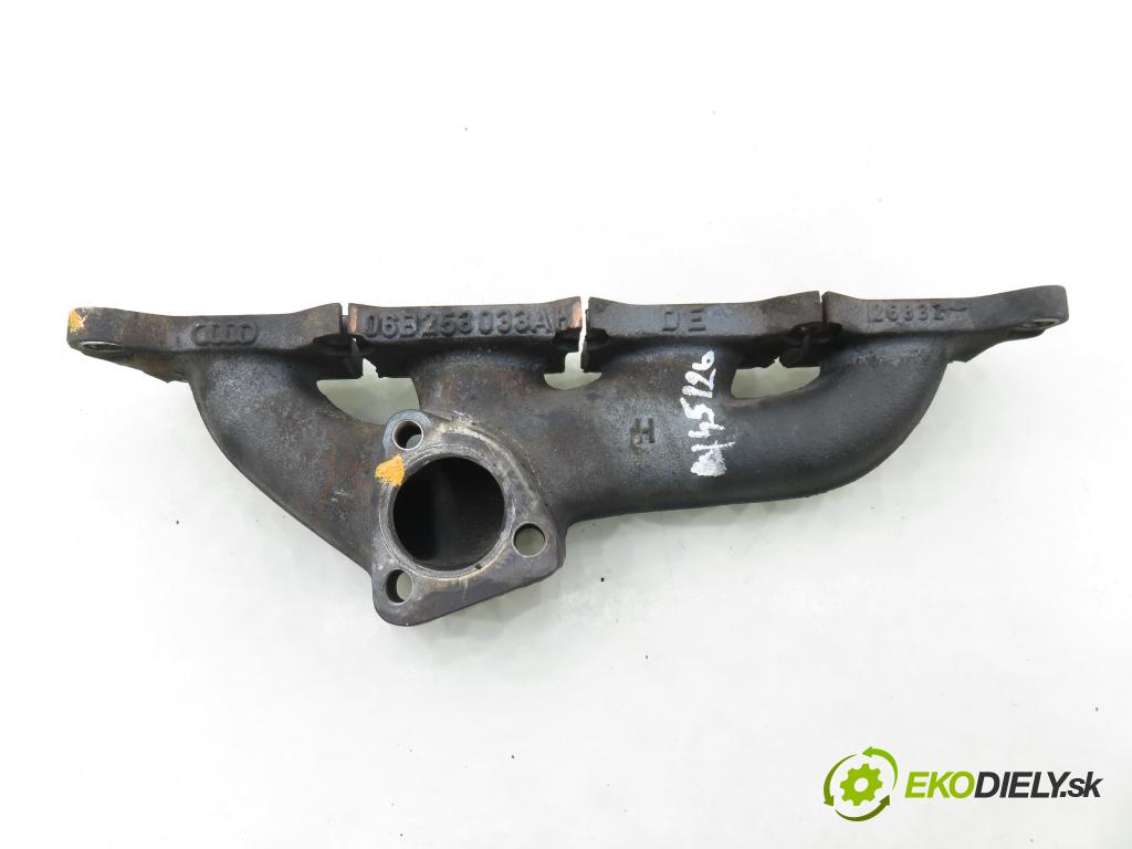 AUDI A4 Avant (8E5, B6) KOMBI 2004 140,00 1.8 T quattro - BEX 1781,00 potrubí VYČERPAT: 06B253033AH (Výfukové potrubí)