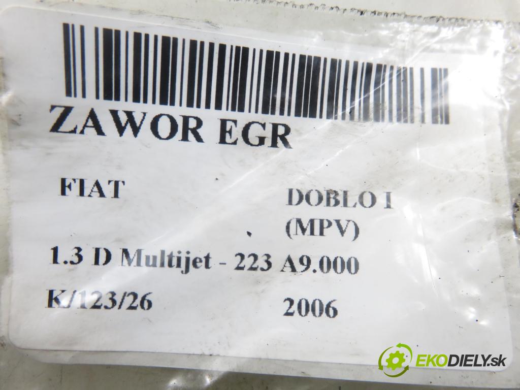 FIAT DOBLO nadwozie wielkoprzestrzenne (MPV) (119_, 223_) KOMBIVAN 2006 62,00 1.3 D Multijet - 223 A9.000 1248,00 VENTIL: EGR 700020250