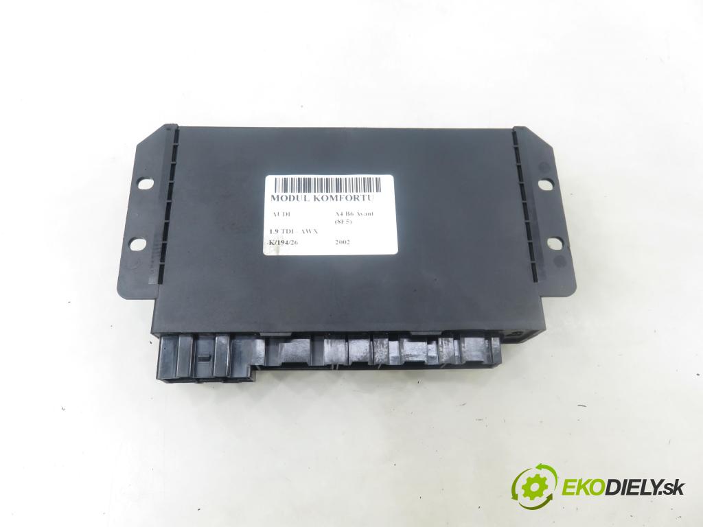AUDI A4 Avant (8E5, B6) KOMBI 2002 96,00 1.9 TDI - AWX 1896,00 MODUL komfortu 8E0959433BC
